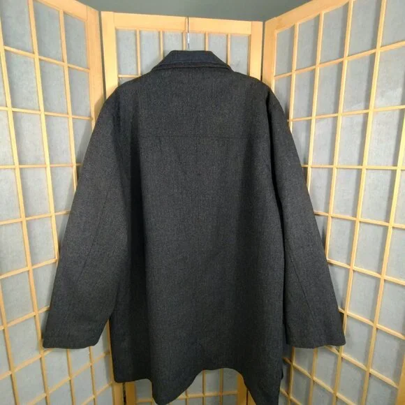 Lauren Ralph Lauren Lined Herringbone pattern Wool Blend Coat Size 46R
